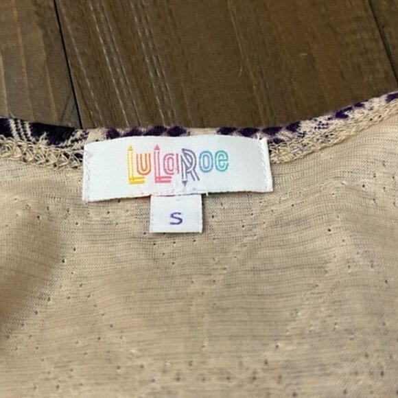 LuLaRoe sarah cardigan duster open front mosaic print - Picture 5 of 6